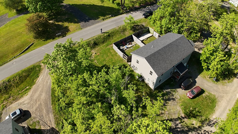 Aerial photograph of 23 / 25 Highland Ave, Kerhonkson, New York