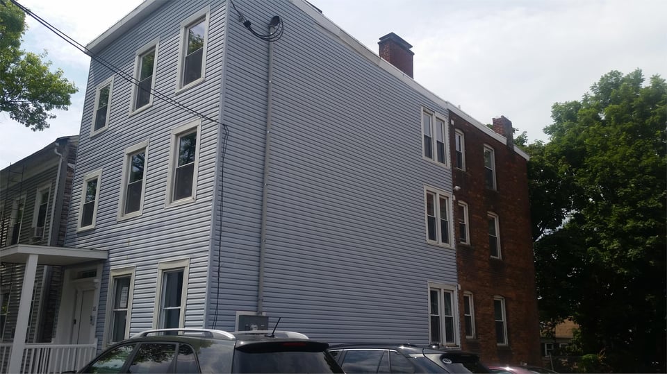 Exterior photograph of 26 South Perry Street, Poughkeepsie, New York