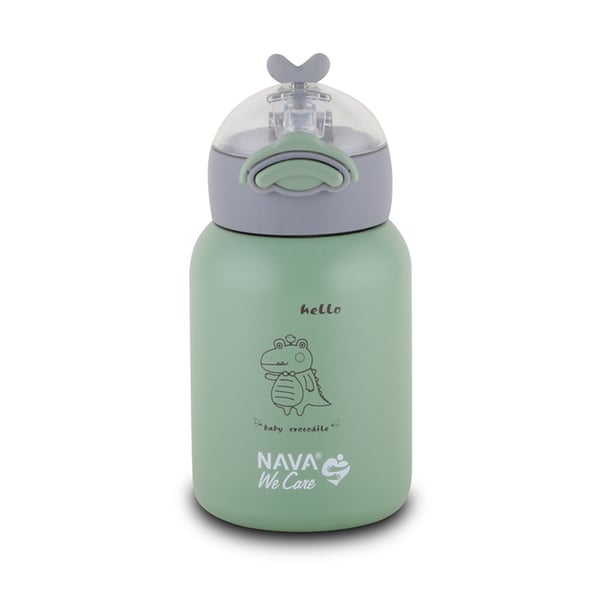 Θερμός μπουκάλι ανοξείδωτο 350ml Nava We Care Πράσινο