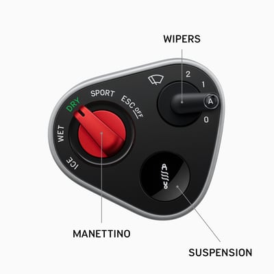 Ferrari Manettino and Control Dial Interface