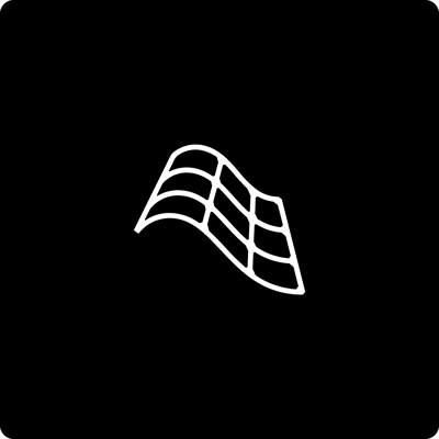 Minimalist Wavy Grid Icon