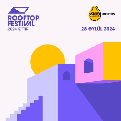 Rooftop Festival 2024 Izmir Event Poster