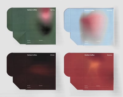 Harken Coffee Seasonal Packaging Design