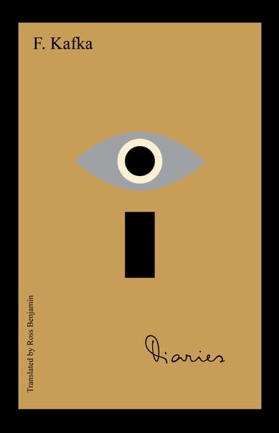 Minimalist Book Cover for F. Kafka's Diaries