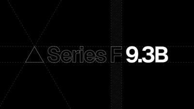 Series F 9.3B Minimalist Tech Graphic