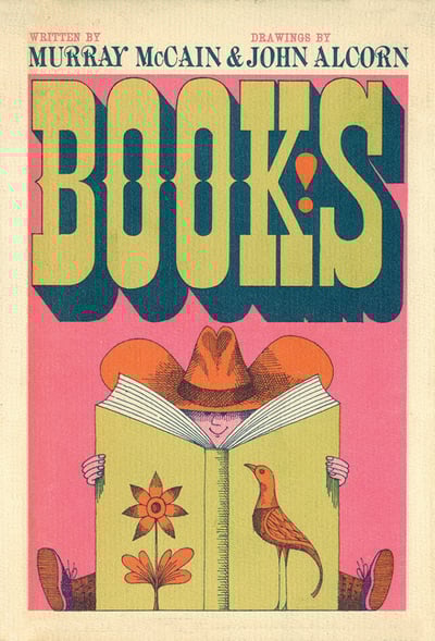 Books! Vintage Book Cover by McCain and Alcorn