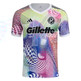 Maglia Terza Pre Partita Bianca Bambino New England Revolution 2025