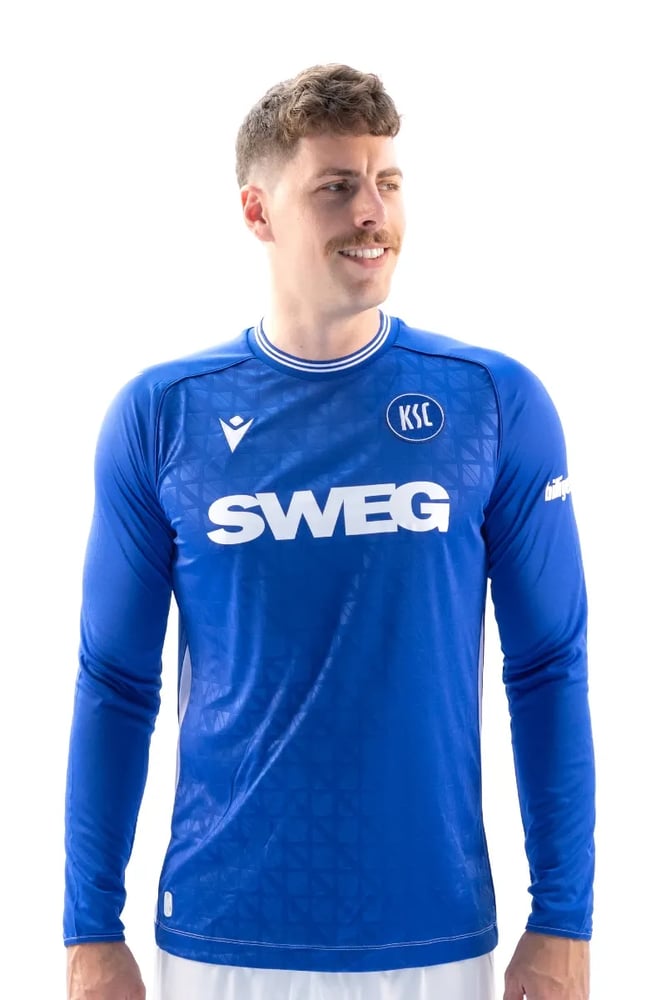 Men's Karlsruher SC 2026/27 Home Long Sleeve Shirt