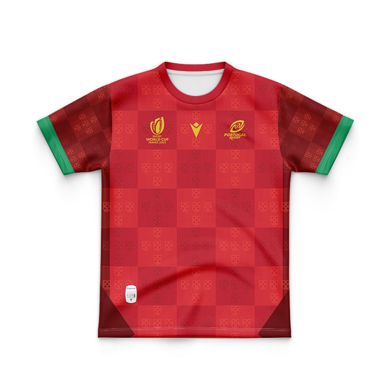 Kid's Portugal RWC 2023 Home Shirt