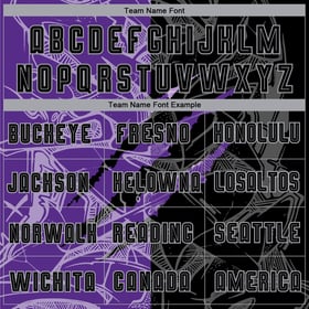 Sublimation Graffiti Jersey Black Pattern Purple-Gray Uniform Soccer Custom Scratch