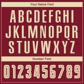 Sublimation Custom Fade Uniform Jersey Crimson Soccer Fashion Cream-Black