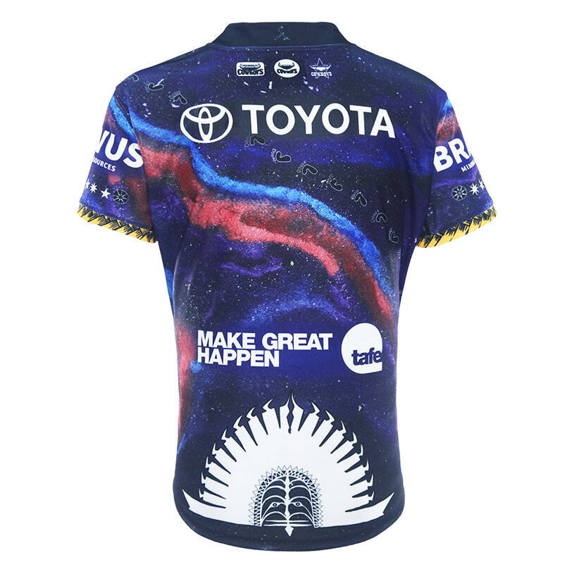 Kid's North Queensland Cowboys 2025 Indigenous Shirt