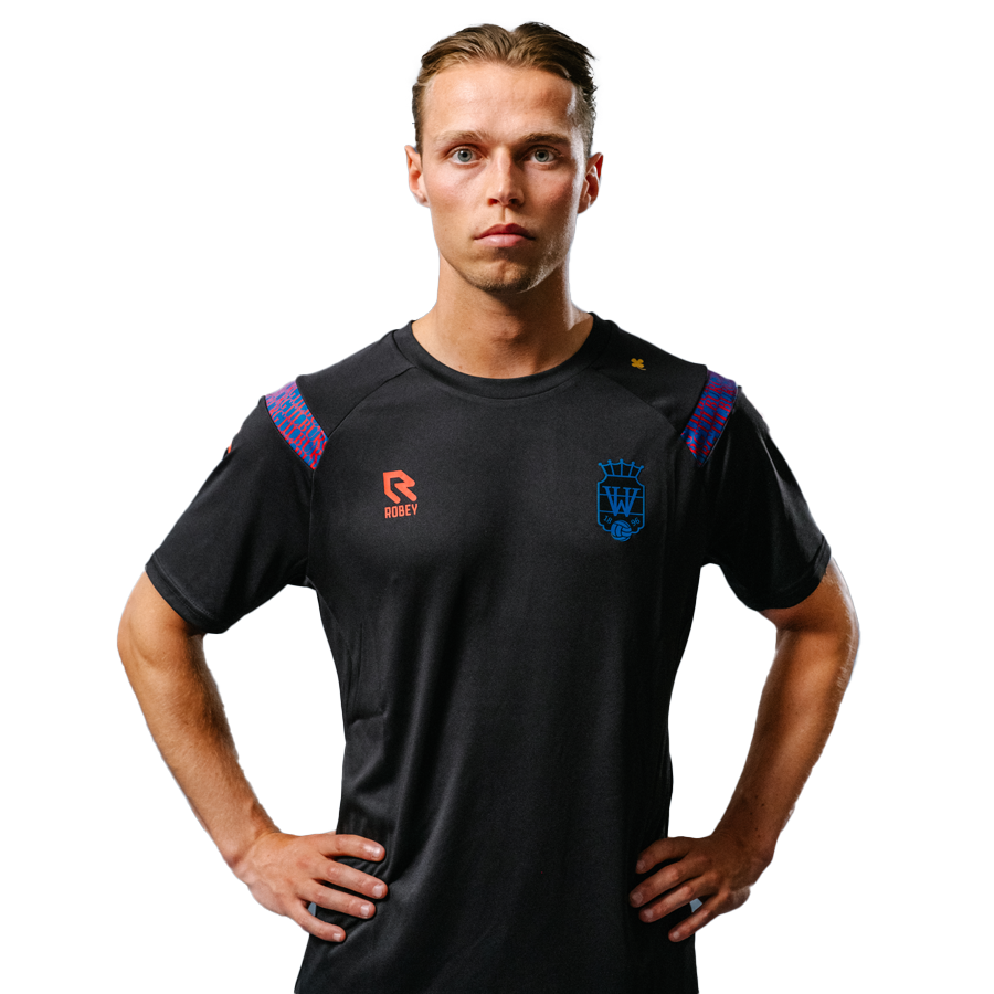 Kinder Willem II 2024/25 Dritt Authentisches Trainingstrikot