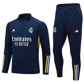 Real Madrid Lange Ärmel-Trainingsanzug 23/24 MEN591