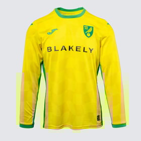 Herren Norwich City 2024/25 Heim-Langarmshirt