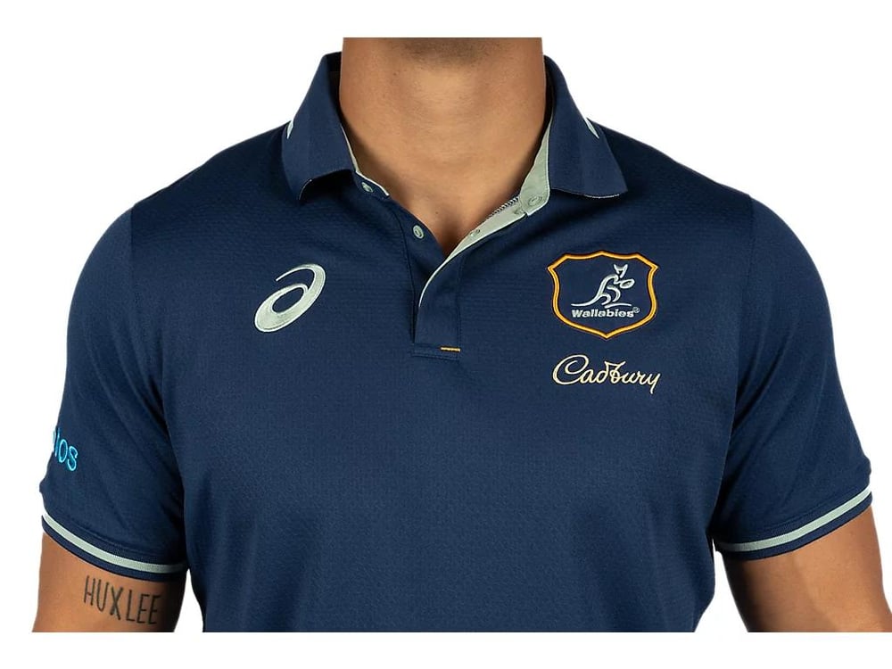 Men's Australian Wallabies 2024 Third Media Polo Shirt