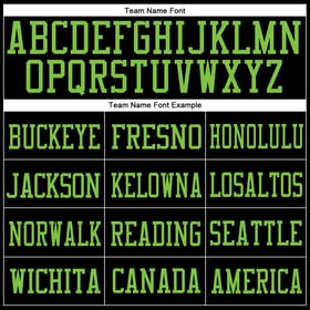 Football Green Black-Neon Mesh Custom Jersey Authentic Black