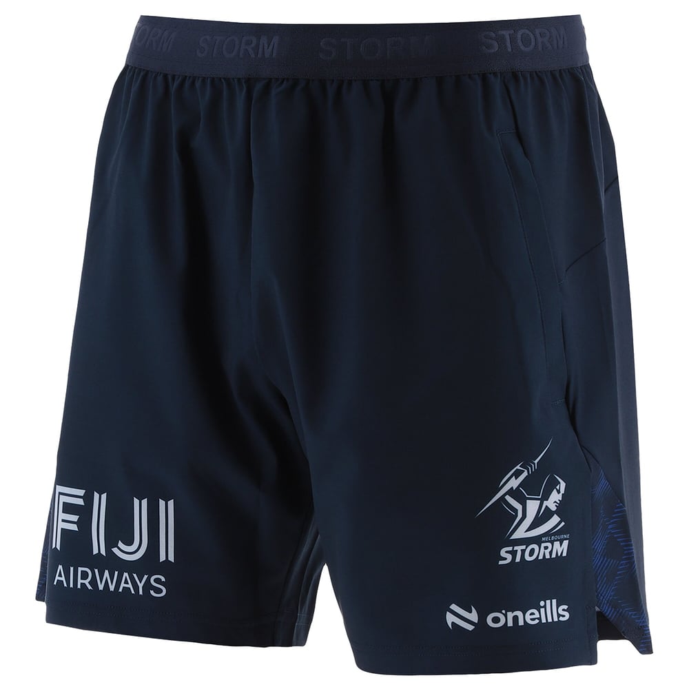 Men's Melbourne Storm 2025 Third Authentic Training Shorts