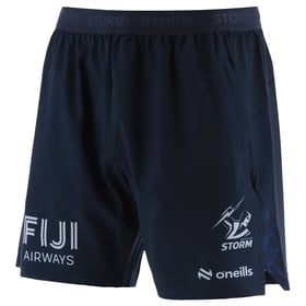 Men's Melbourne Storm 2025 Third Authentic Training Shorts