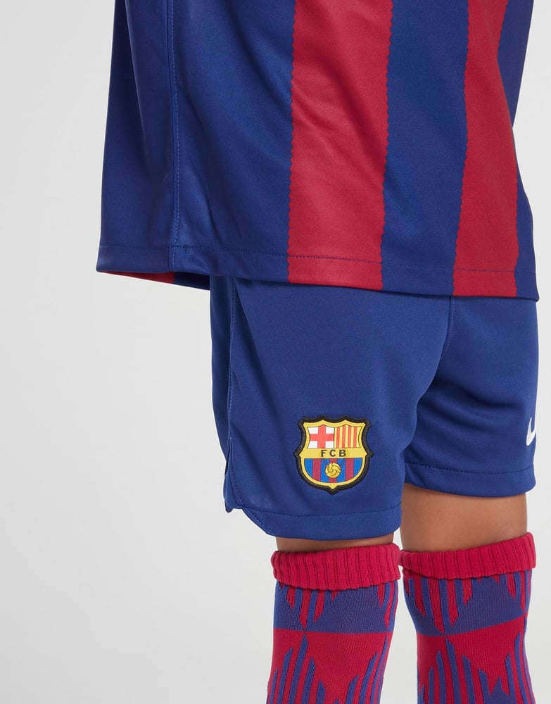 Kinder Barcelona Heimtrikot+Kurze Hosen 23/24