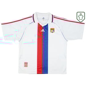 Herren Olympique Lyon Heim-Retro-Trikot 1998/00