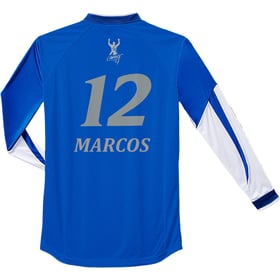 Maillot Homme Palmeiras 1999 Manches Longues Rétro Marcos Nr. 12