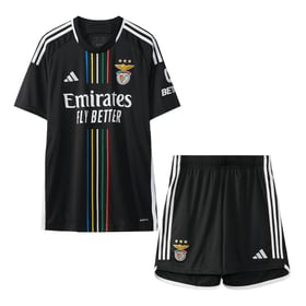 Kinder SL Benfica Auswärtstrikot+Kurze Hosen 23/24