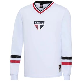 Maillot Homme São Paulo 1938 Manches Longues Rétro