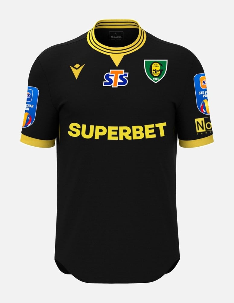Herren GKS Katowice 2025/26 Heim-Pokal Trikot