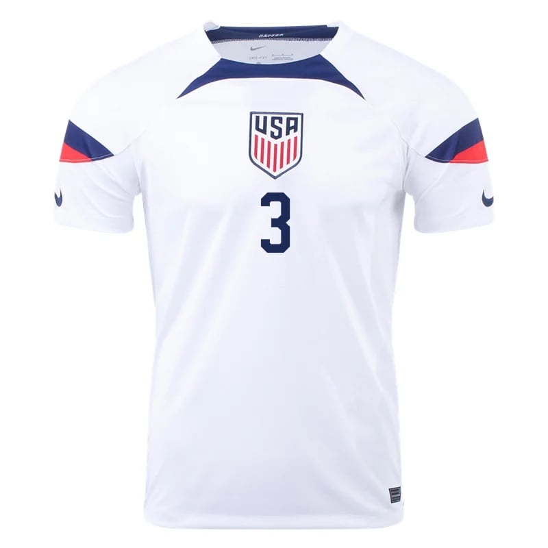 Walker Zimmerman #3 USMNT Heimtrikot Weltmeisterschaft 2022