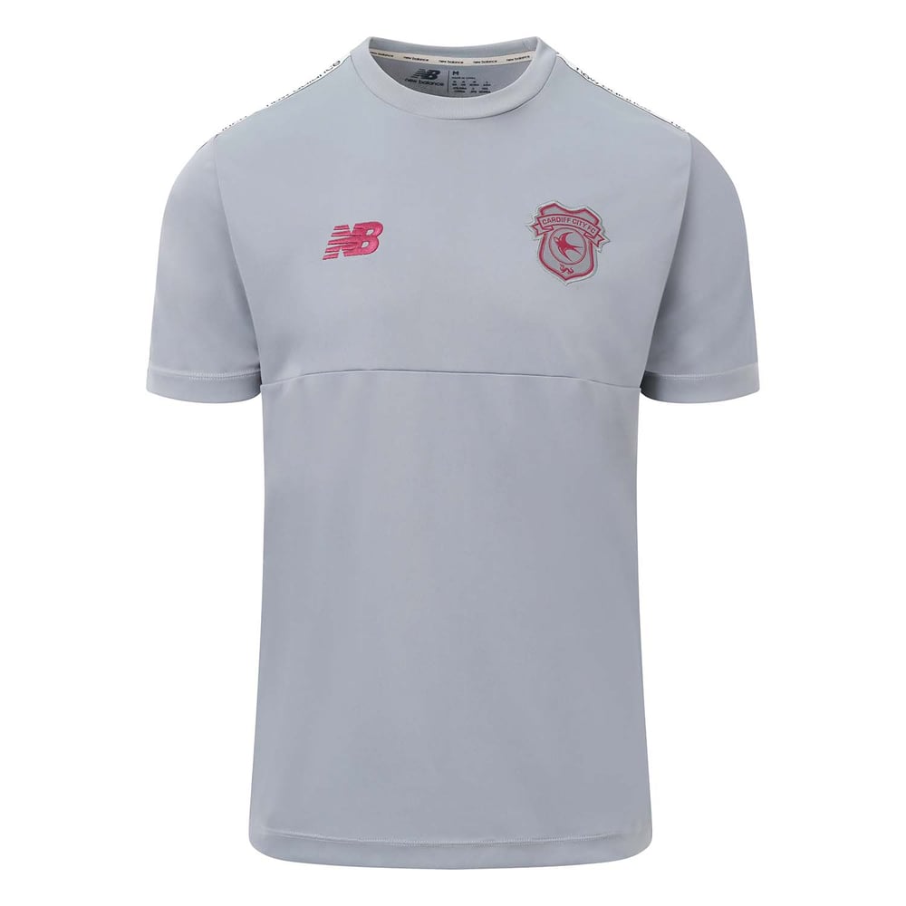Herren Cardiff City 2024/25 Dritt Authentisches Trainingsshirt - Grau