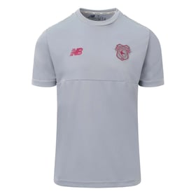 Herren Cardiff City 2024/25 Dritt Authentisches Trainingsshirt - Grau