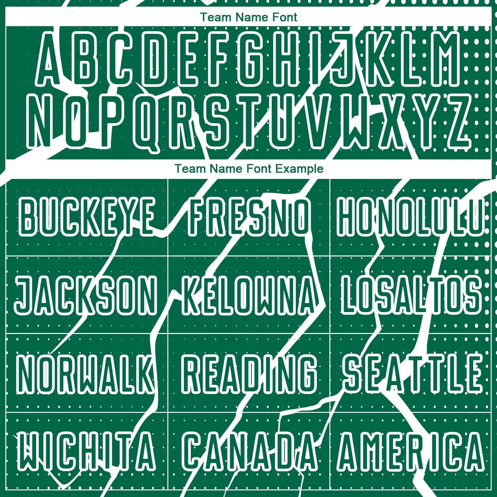 Kelly Jersey Custom Soccer Sublimation Lightning White Uniform Green