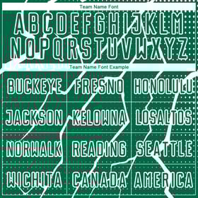 Kelly Jersey Custom Soccer Sublimation Lightning White Uniform Green