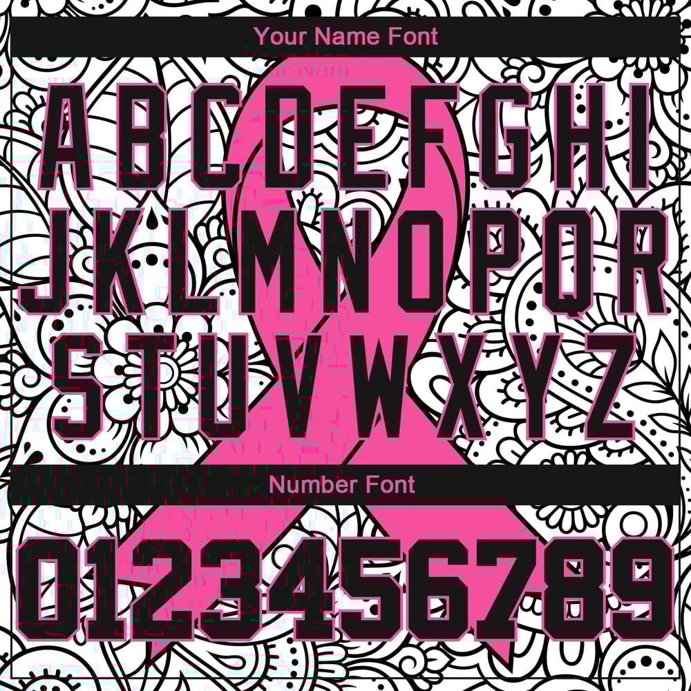 Camiseta de béisbol para el cuidado del cáncer de mama, lazo de concientización sobre la salud, auténtico, rosa, 3D, personalizado, mes de apoyo