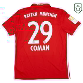 Men's Bayern Munich 2016/17 Home Retro Shirt Coman #29