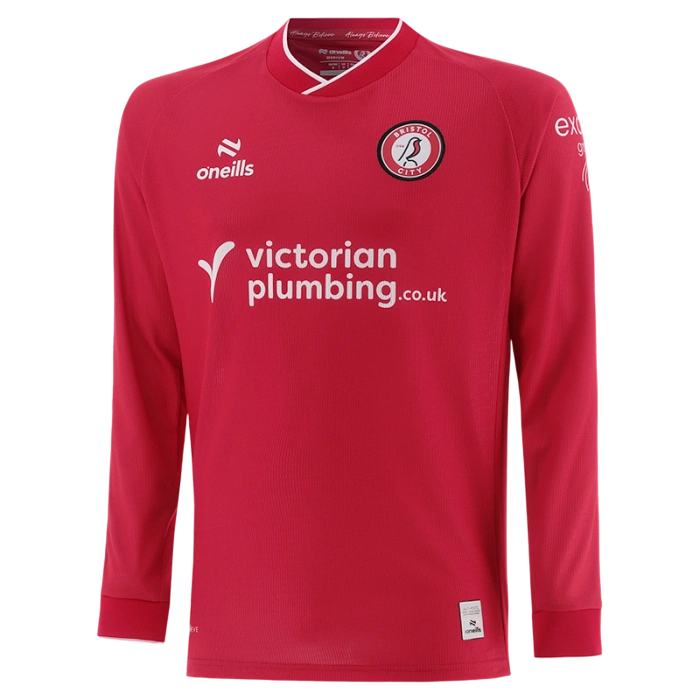 Kid's Bristol City 2026/27 Home Long Sleeve Shirt