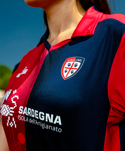 Damen Cagliari Calcio 2023/24 Heimtrikot