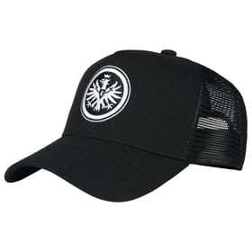 Eintracht Frankfurt Basis Logo Weiß Trucker Kappe