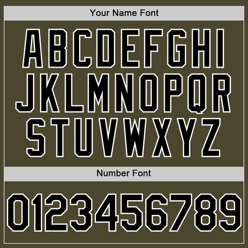 To Black-White Baseball Authentic Salute Custom Sleeveless Olive Jersey Service