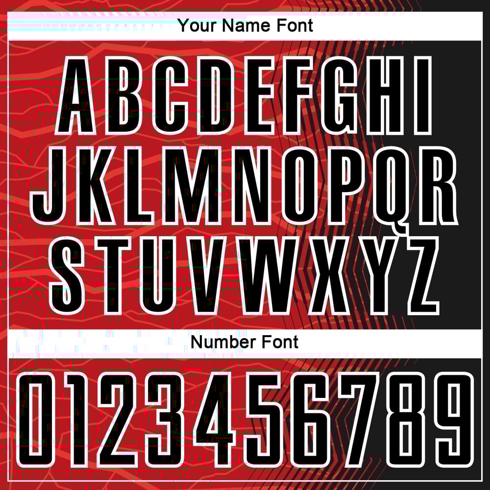 Red Soccer Sublimation Uniform Black-White Jersey Arrow Gradient Custom