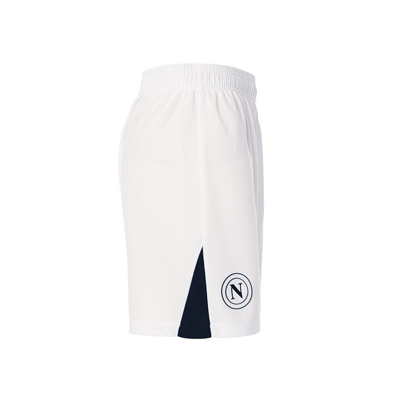 Men's Napoli 2024/25 Home Shorts - White/Navy Blue