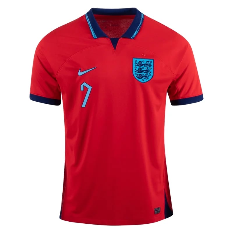 Jadon Sancho #7 England Auswärtstrikot Weltmeisterschaft 2022