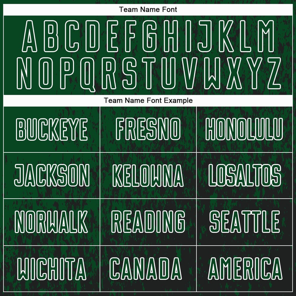 Sublimation Jersey Uniform Custom Abstract Green Soccer Art Fragment Black-White