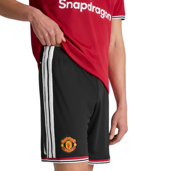 Pantalones Cortos Locales Infantiles Manchester United 2026/27 - Negro