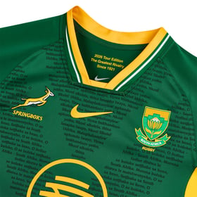 Kid's South Africa Springboks 2026/27 Home Shirt
