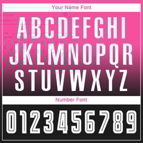 Uniform Custom Fade White-Black Sleeve Jersey Long Sublimation Fashion Soccer Pink