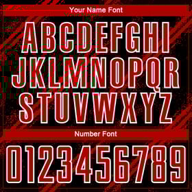 Jersey Sublimation Black Soccer Uniform Red-White Custom