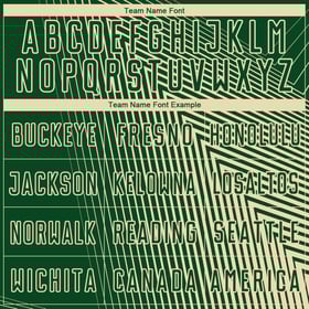 Cream Green Lines Jersey Uniform Sublimation Soccer Custom