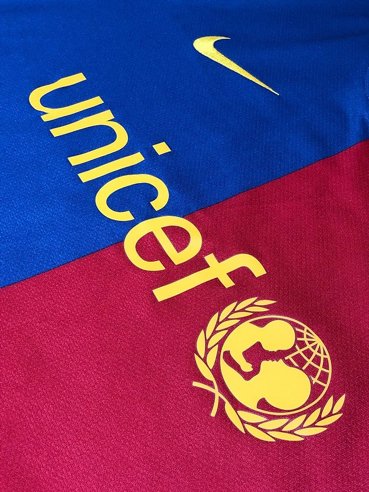 Kinder FC Barcelona 2008/09 Heimtrikot